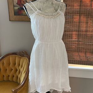White sun dress